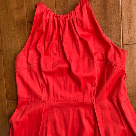 Jessica Simpson Orange Halter Mini Dress M - Picture 4 of 13